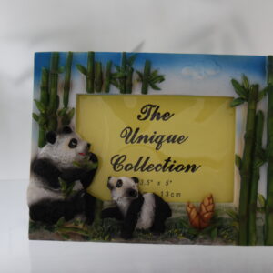 Bilderrahmen Panda in 3D-Optik für 9 x 13 cm Fotos
