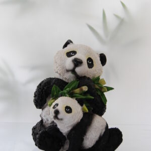 Spardose Panda mit Baby