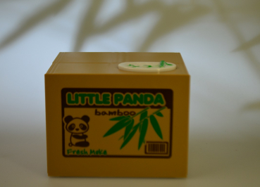 Spardose "Little Panda" bamboo